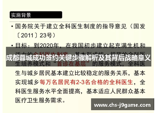 成都蓉城成功签约关键步骤解析及其背后战略意义