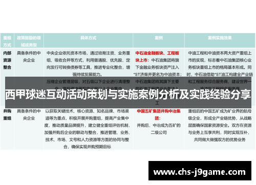 西甲球迷互动活动策划与实施案例分析及实践经验分享