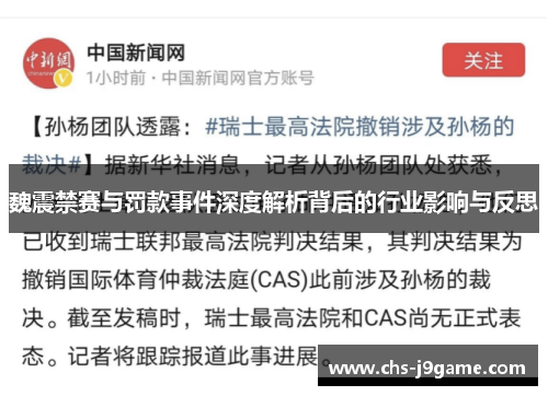 魏震禁赛与罚款事件深度解析背后的行业影响与反思